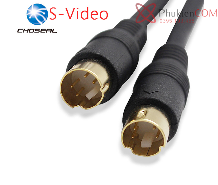 Dây cáp Svideo 2 đầu, svideo sang AV, Svideo Choseal máy siêu âm nội soi