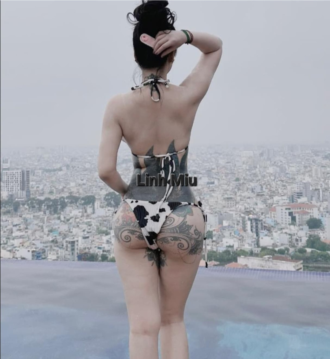 Hình xăm Linh Miu nóng bỏng gợi cảm sexy